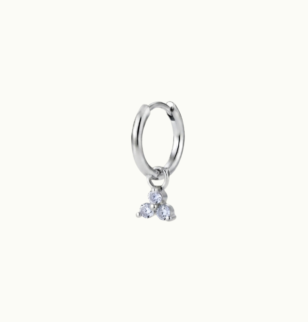 Boucle d'oreille AREA argent 925