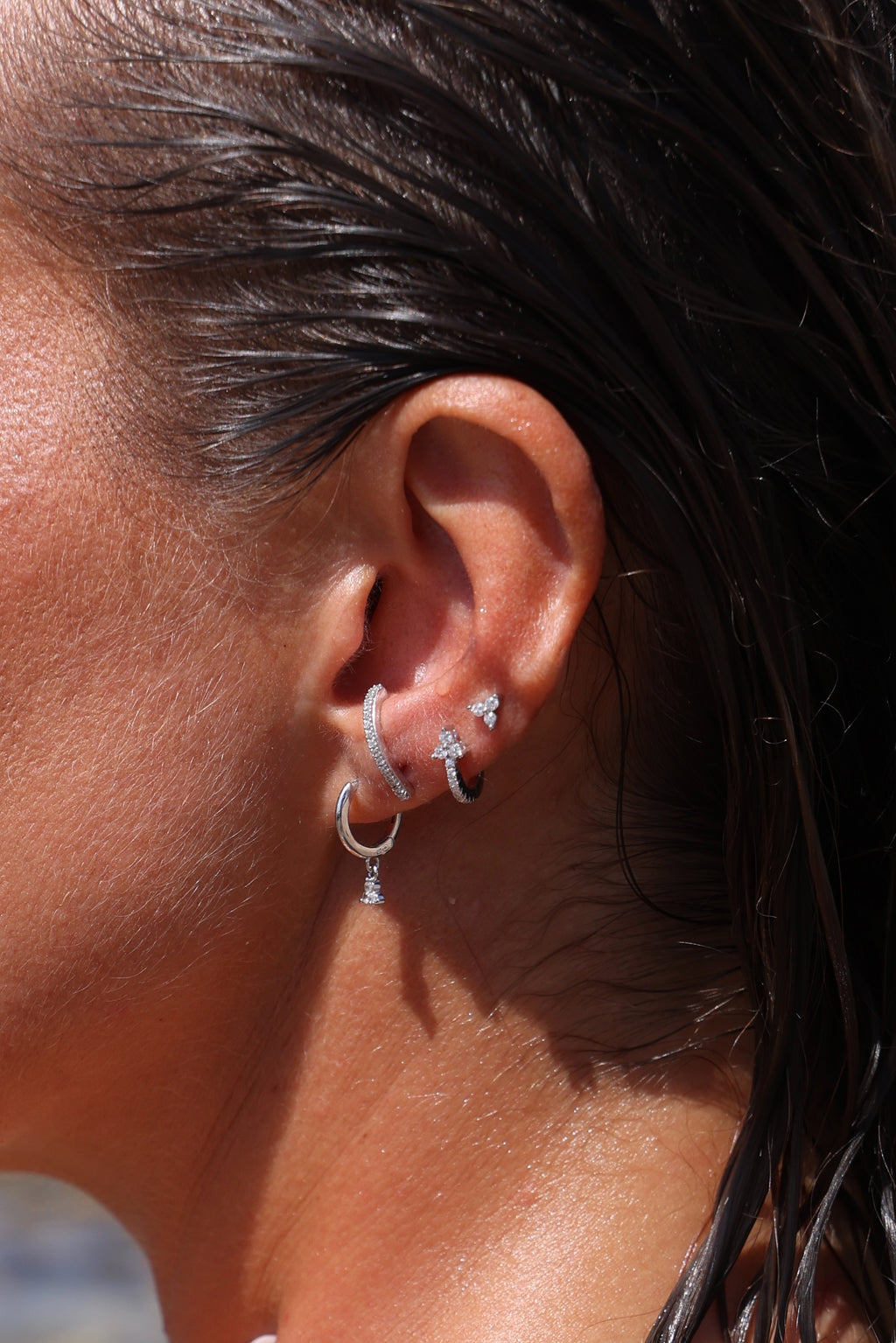 Boucle d'oreille en Argent STELLA