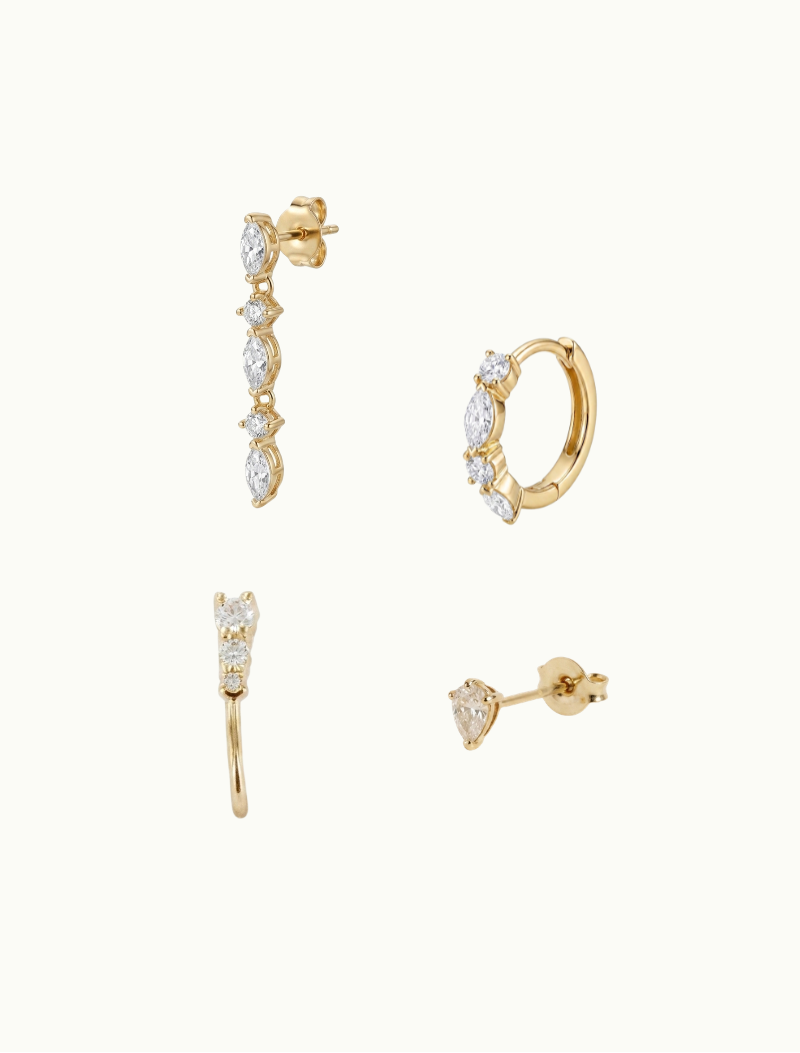 Composition plaqué or 18 carats HERA