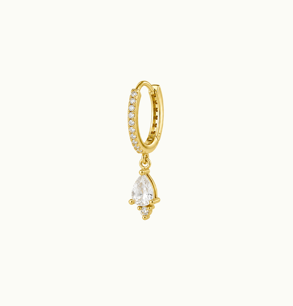 Boucle d'oreille plaqué Or 18k MAURICIA